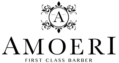 Amoeri First Class Barber logo's